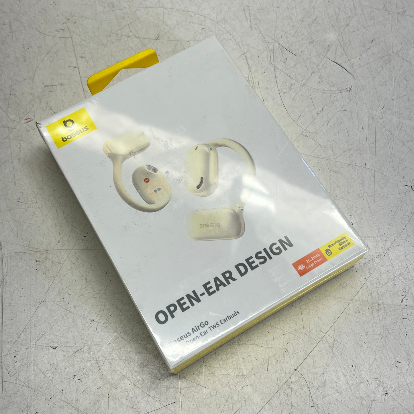 BASEUS Airgo Open-ear Earbuds Behind The Ear Mount 16.2mm Emitter Pearl AG20