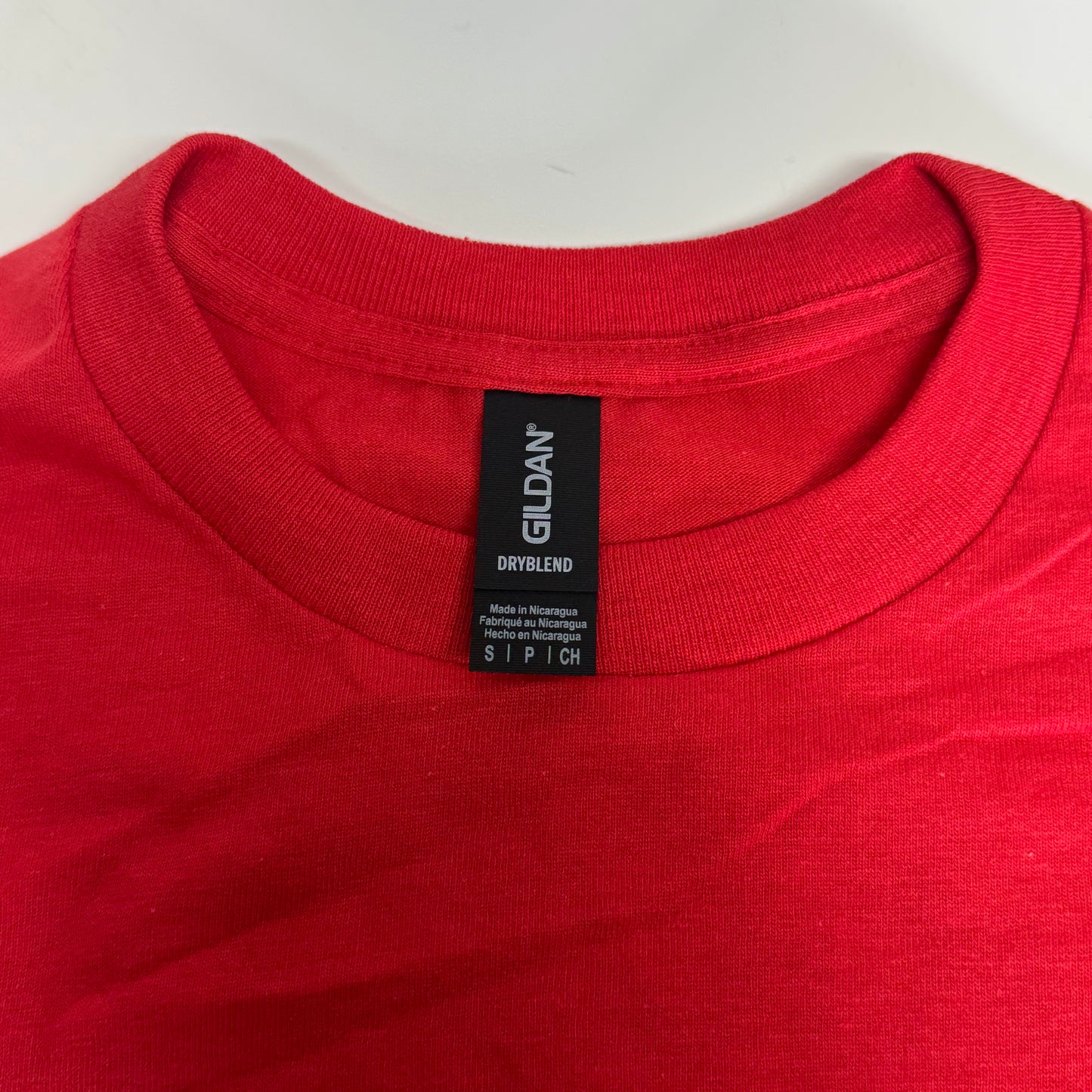 ZA@ GILDEN (12 PACK) Unisex Heavy Cotton T-shirts Short Sleeve Unisex Sz S Red