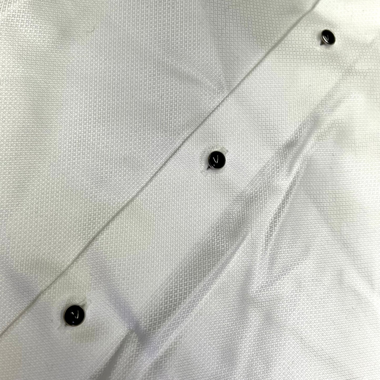 JOS A BANK Tailored Fit Button Up Suit Set  17 1/2-84 Black & White