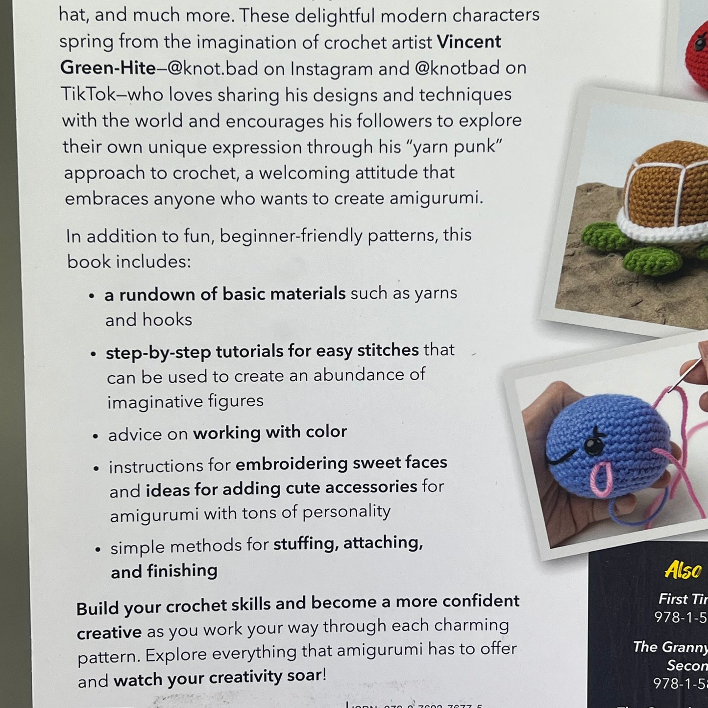 Amigurumi Crochet Learning Book by Vincent Green-Hite Paperback