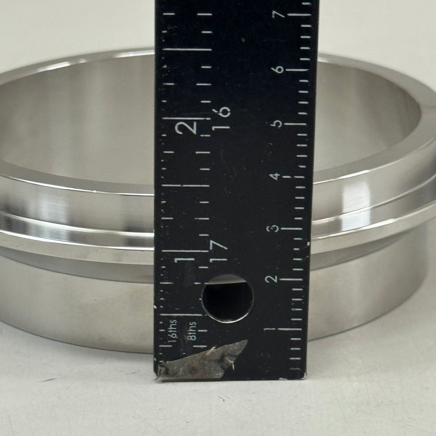 DIXON (1) Dixon Valve 316l Sanitary Male I-line Short Weld Ferrule -  4" Tube OD Stainless Steel