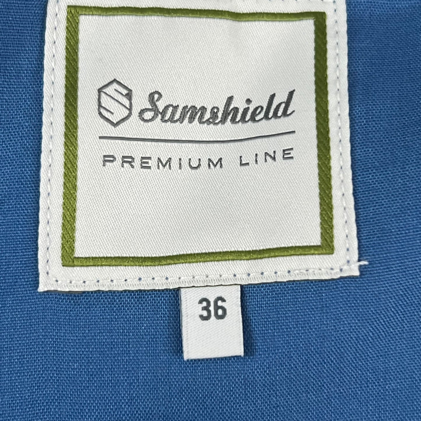 SAMSHIELD Clara Premium Equestrian Pants Women's Sz US 26, UK 8, FR 36 Washed Blue