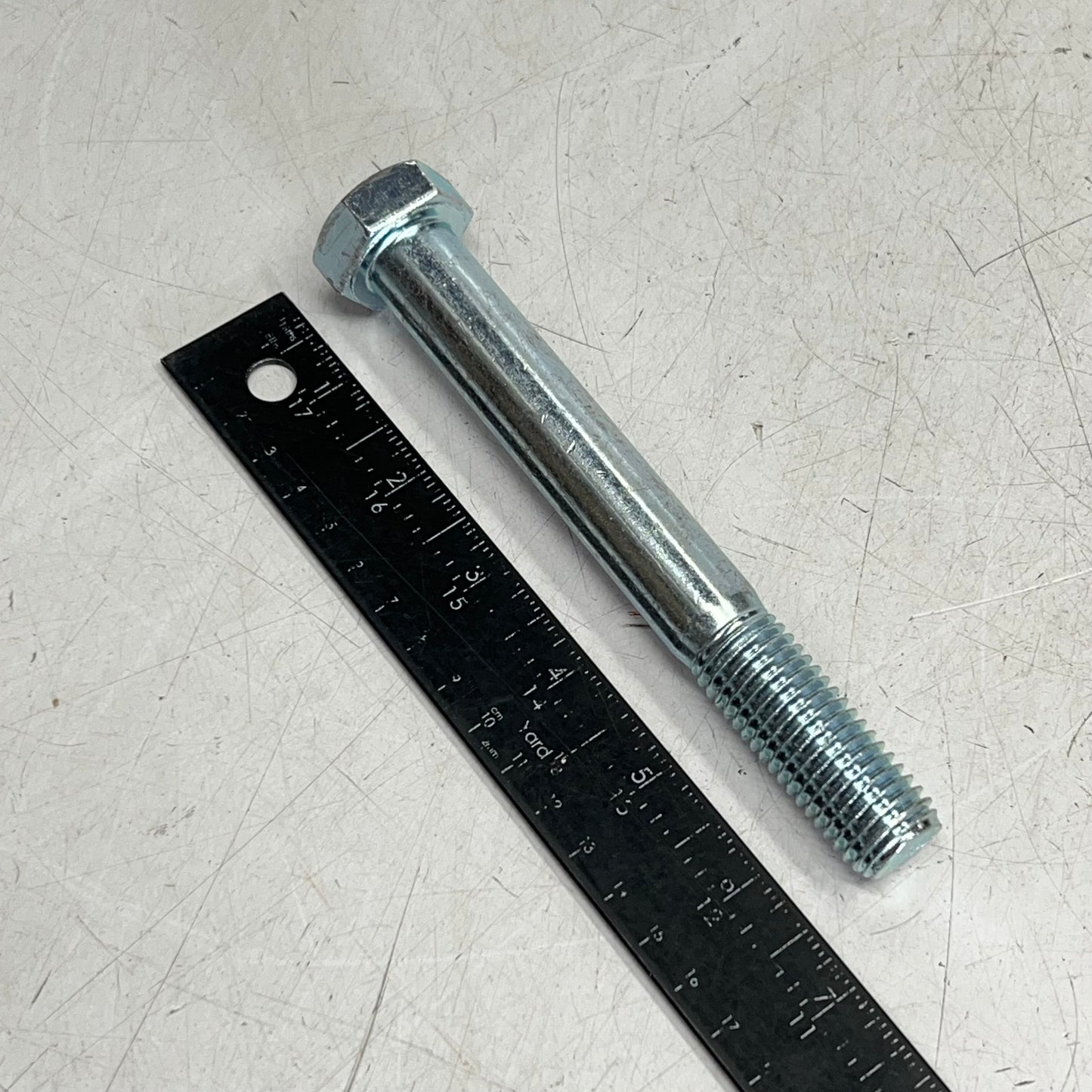 Hex Bolts (40 PACK) Grade 2 Low-Carbon Steel Zinc Finish 3/4-10X6" Chrome 403292