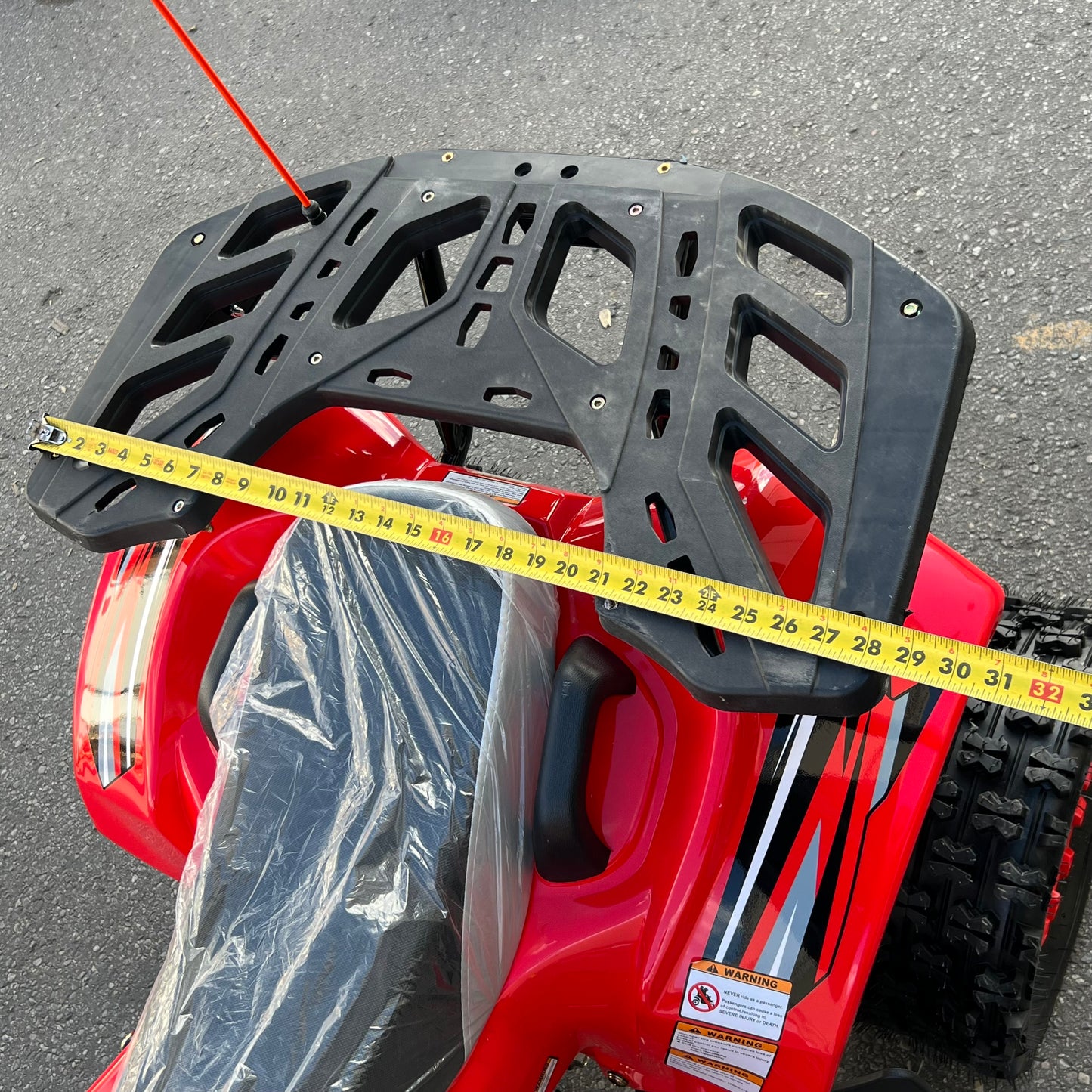 ZA@ SUPERMACH 125cc ATV, Red CT125-8 (New Other, Minor Cosmetic Damage)