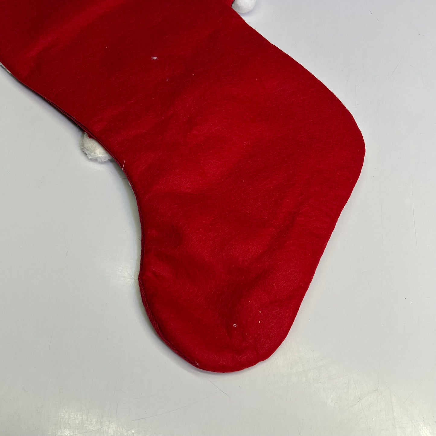 GERSON (2 PACK) Christmas Santa & Snowman Fabric Stocking 18" Red/White 2801830