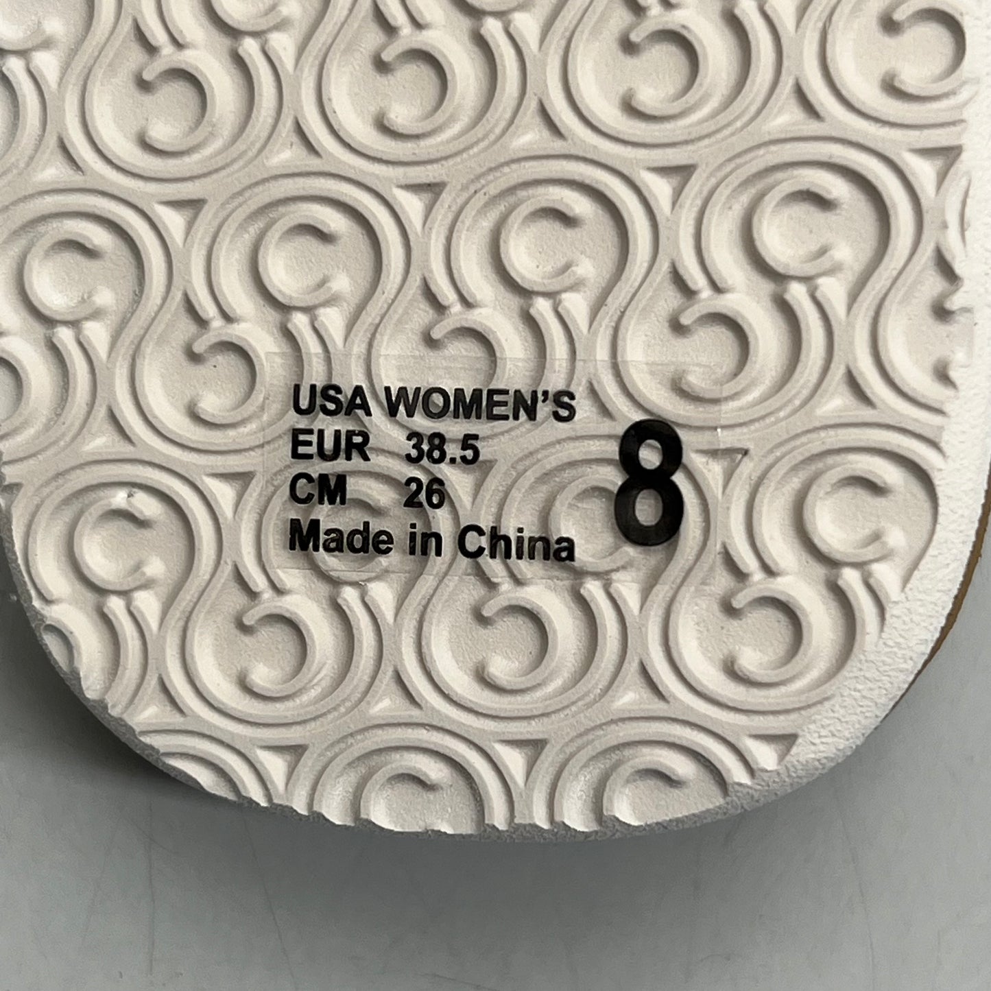 COBIAN Skinny Bounce Comfortable Synthetic Strap Women's Sz 8 White SKI25-110-08