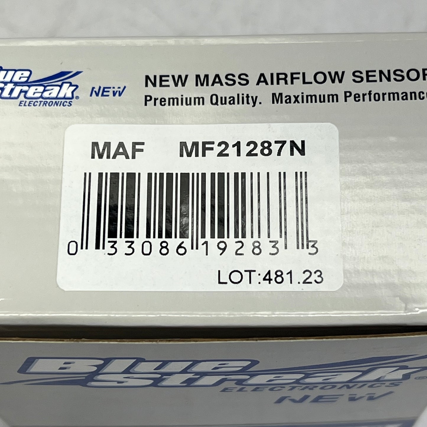 BLUE STREAK Mass Airflow Sensor for Audi & Volkswagen Models MF21287N