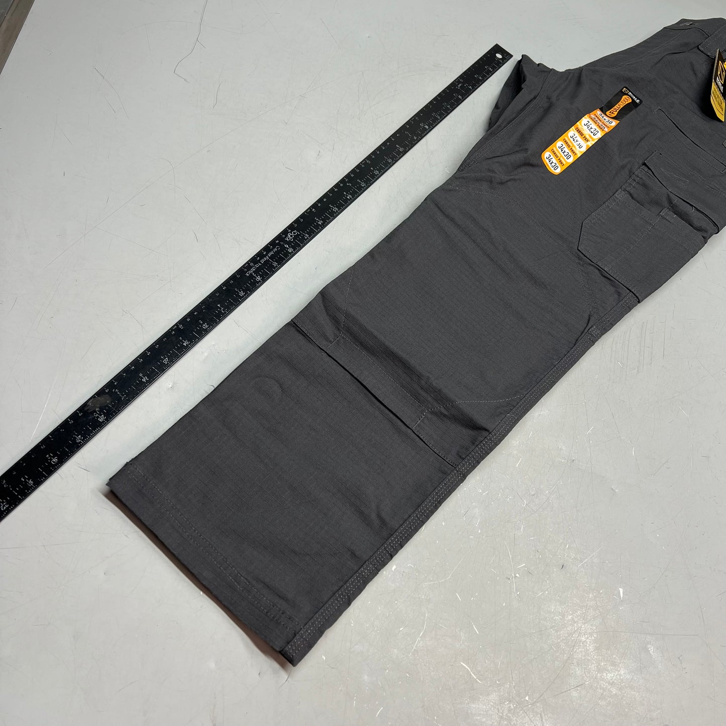 NOBLE OUTFITTERS Full Flexx Ripstop Cargo Pant Men's Sz 34x30 Wolf Grey 18449