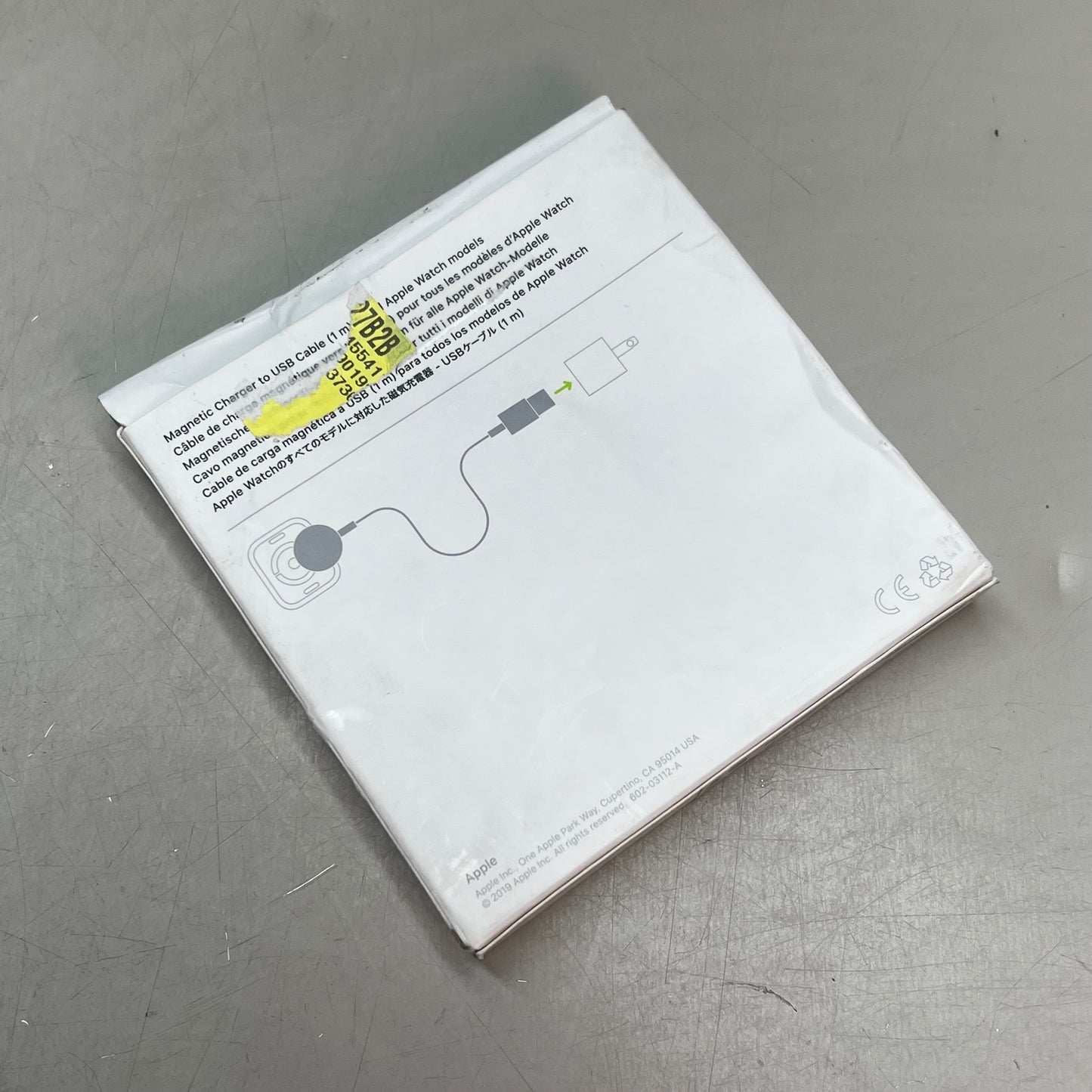 APPLE Watch Magnetic Charger To USB Cable (1M) White MX2E2AM/A (Return)