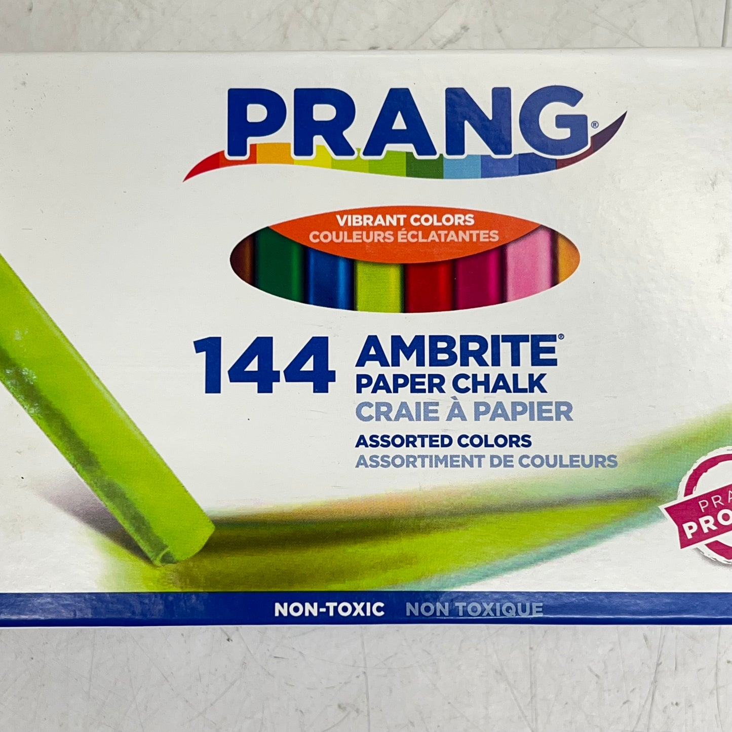 PRANG (144 PACK) Ambrite Paper Chalk Vibrant Colors Grit-free Multicolor X51000