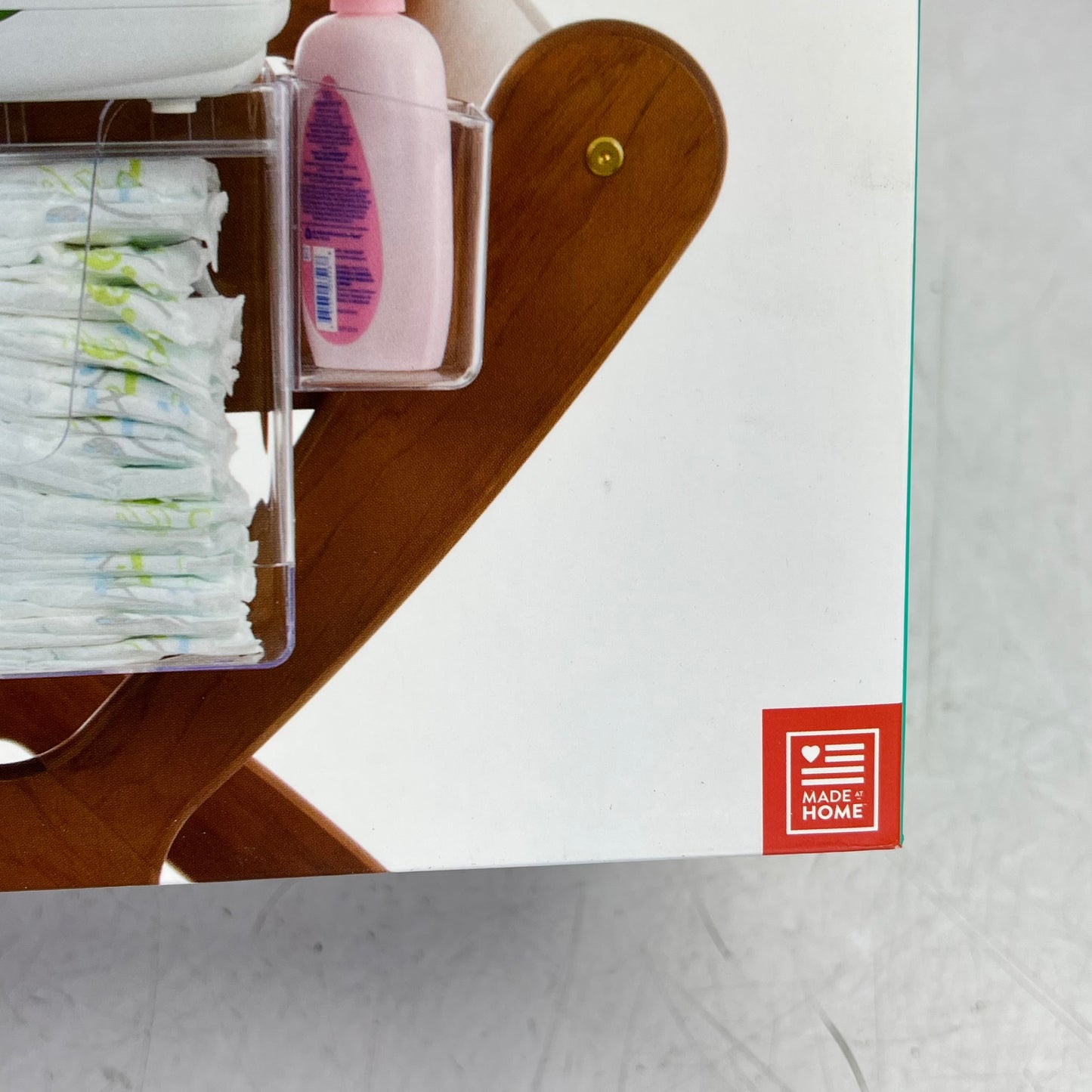 PRINCE LIONHEART Diaper/Nappy Depot Organize The Chaos 9"x6"x9" Clear 0260