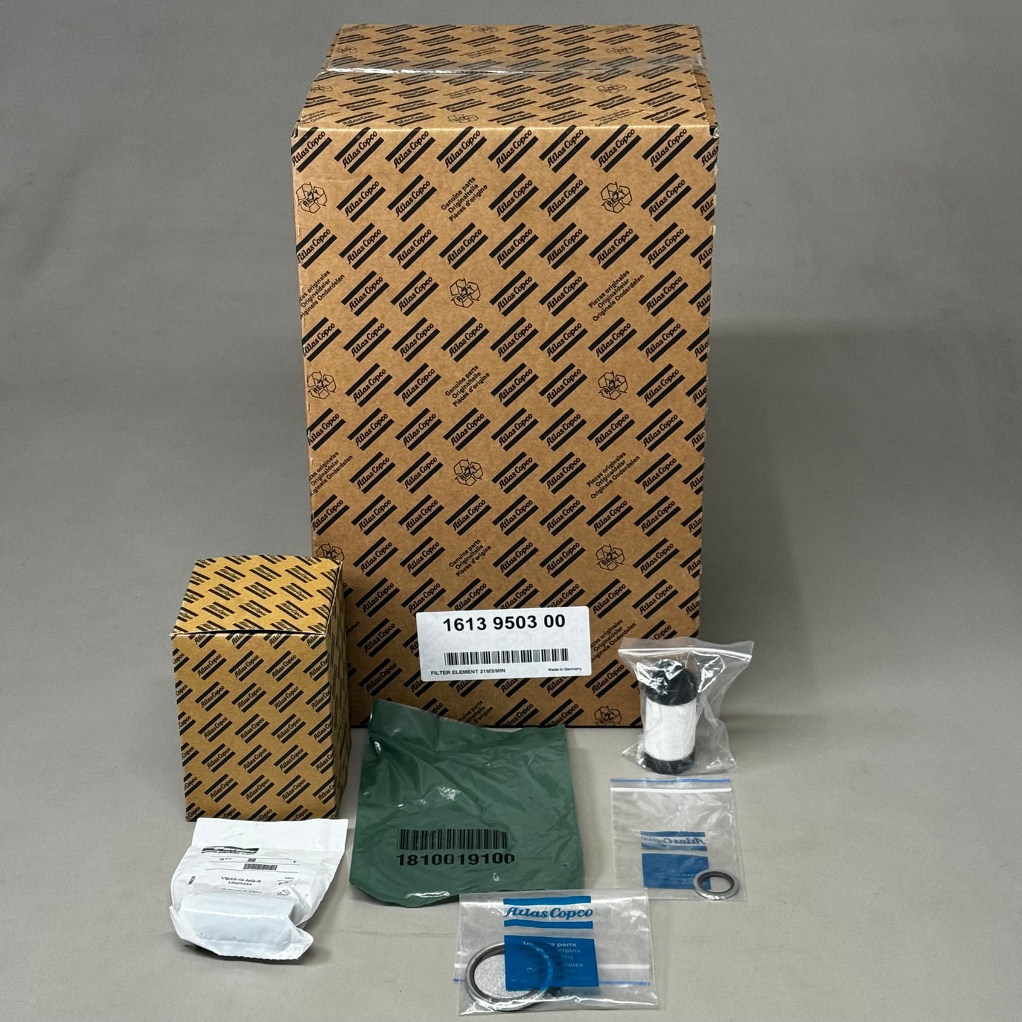 ATLAS COPCO Maintenance Kit w/ Hardware Filter Element & Oil Filter 2906066500