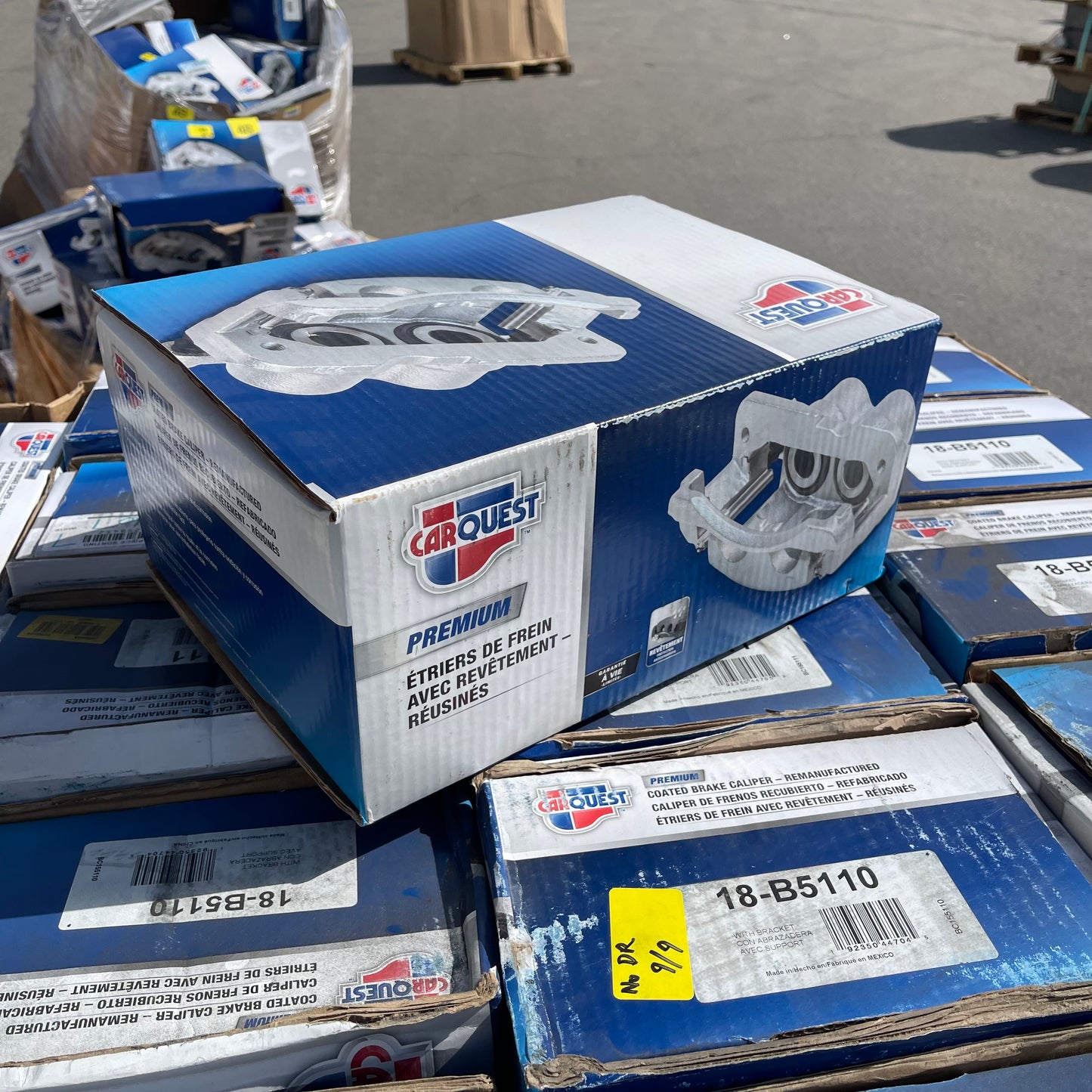 ZA@ Pallet of CAR QUEST (~36 Units) Premium Coated Brake Calipers (see images)