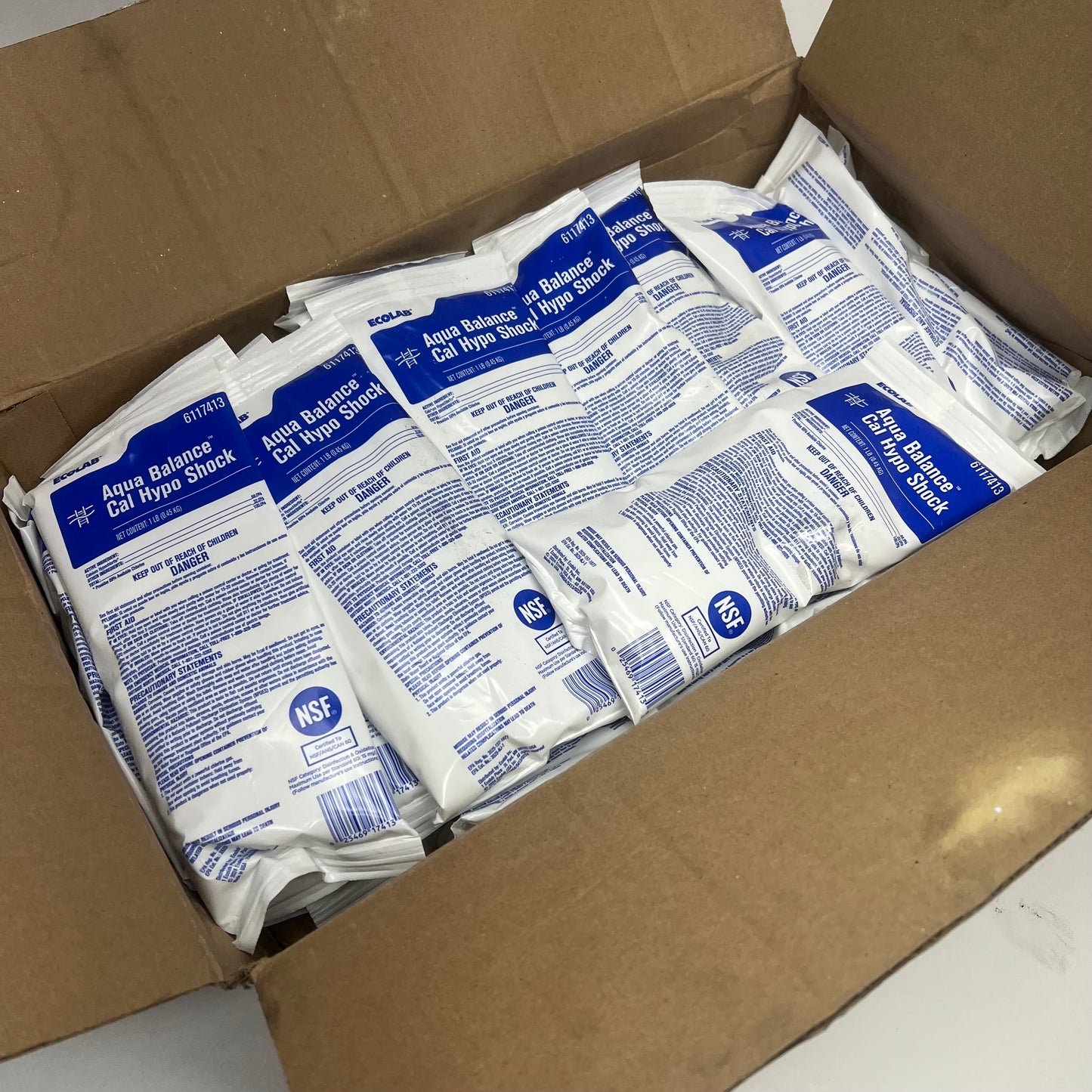 ECO LAB (29 PACK) Aqua Balance Cal Hypo Shock  1 Lb each  White 6117413