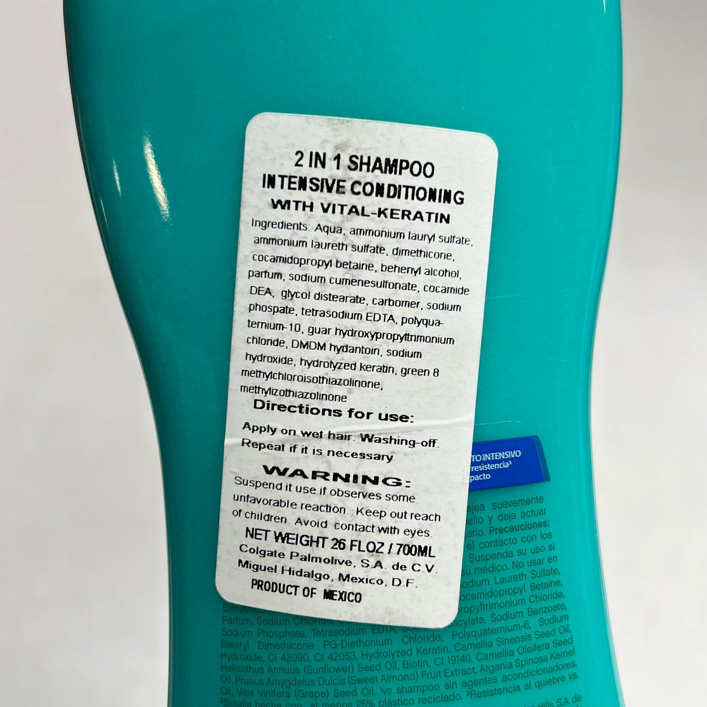PALMOLIVE OPTIMS (2 PACK) Vital Keratina Super Repair Strengthening Shampoo 700ML