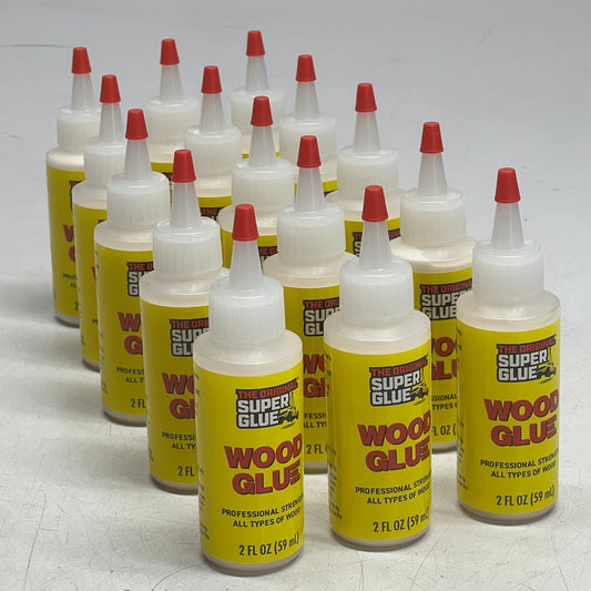 SUPER GLUE (15 PACK) The Original Corporation Wood Glue 2 Fl. Oz. Clear 12309-15
