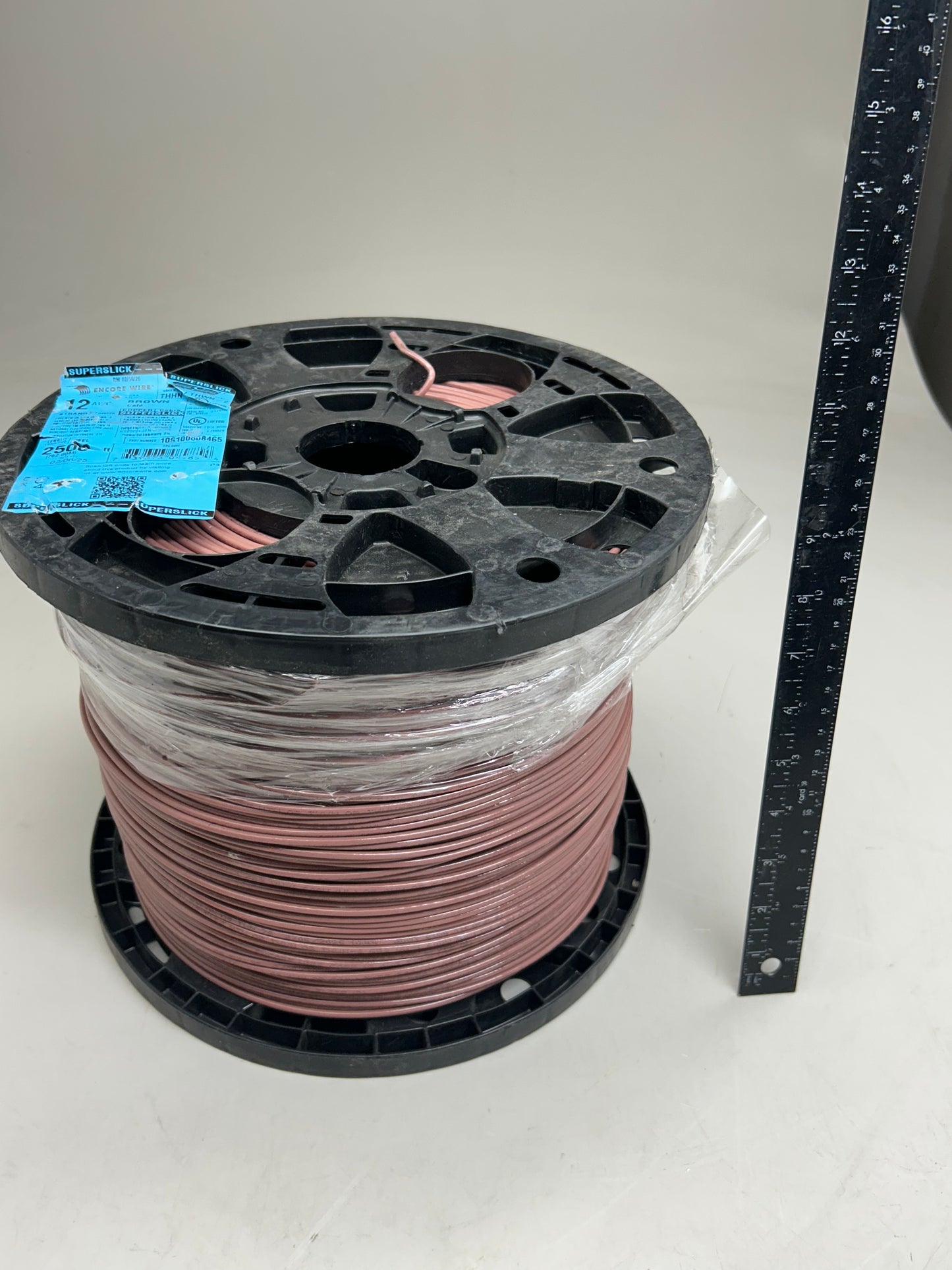 SUPERSLICK 12 Brown Stranded Copper Reel 2500 Feet Brown 106100808465