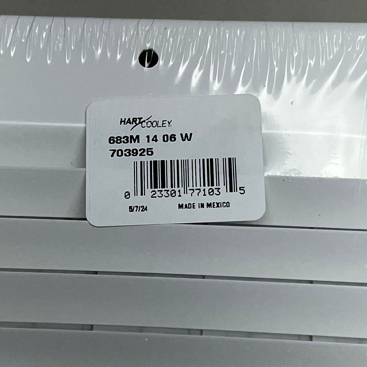 HART & COOLEY (2 PACK) Air Vent Interlocking Valve 14"x6" White 703925 683M