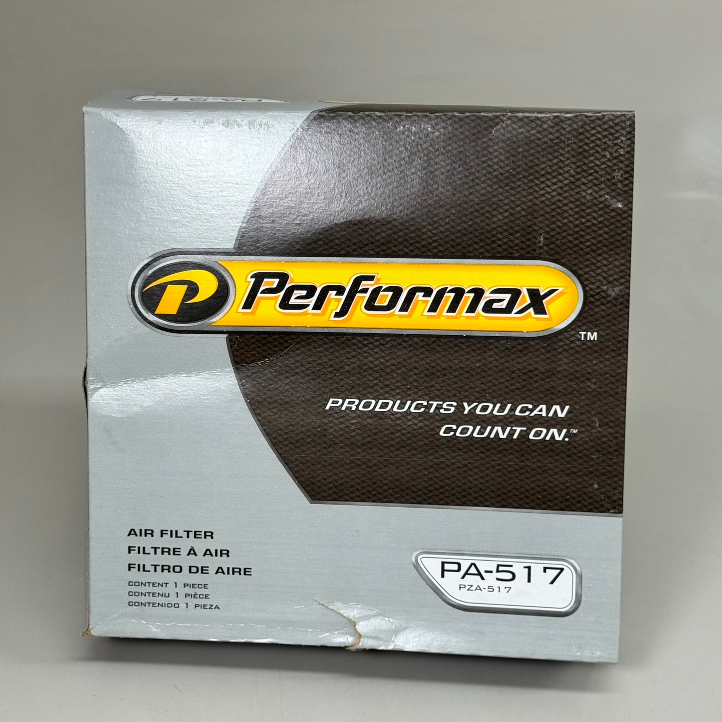 ZA@ PERFORMAX (3 PACK) Air Filter Meets Fit Form & Function 10.5" x 10" Damaged Packaging