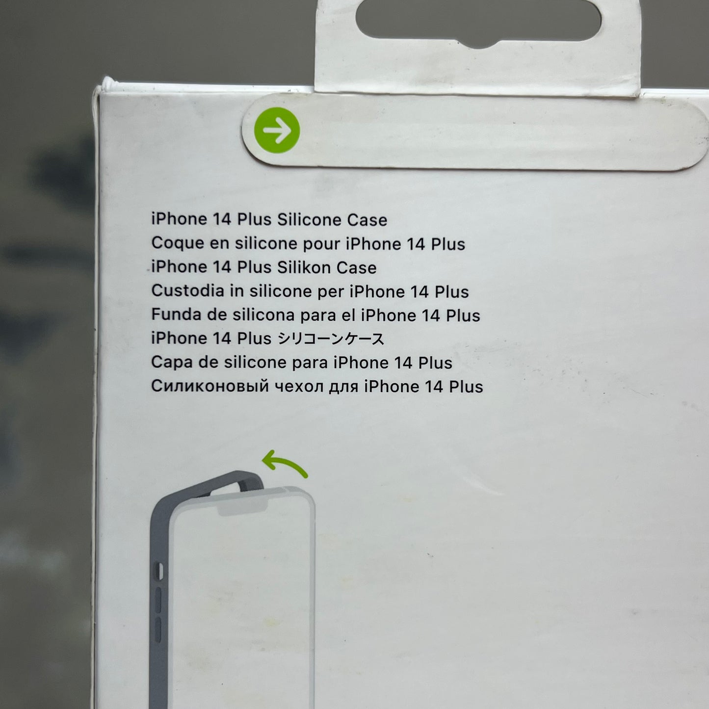 APPLE iPhone 14 Plus Silicone Case w/ MagSafe Midnight MPT33ZM/A (Return)