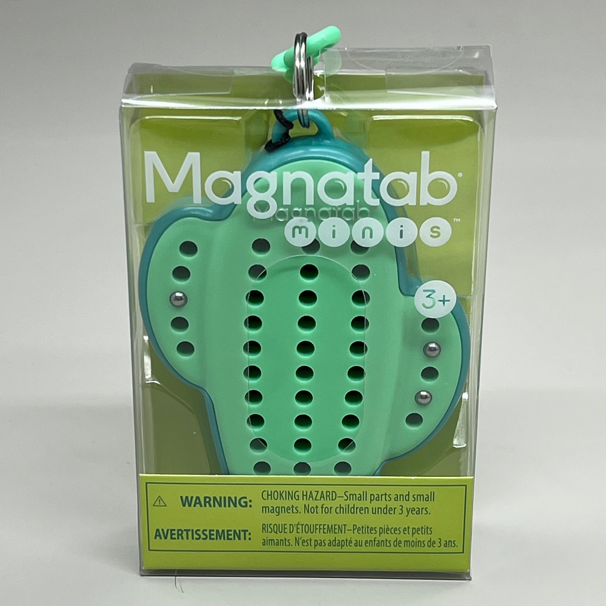 MAGNATAB (3 PACK) Keychain Magnetizing Minis Fidget Toy Cactus