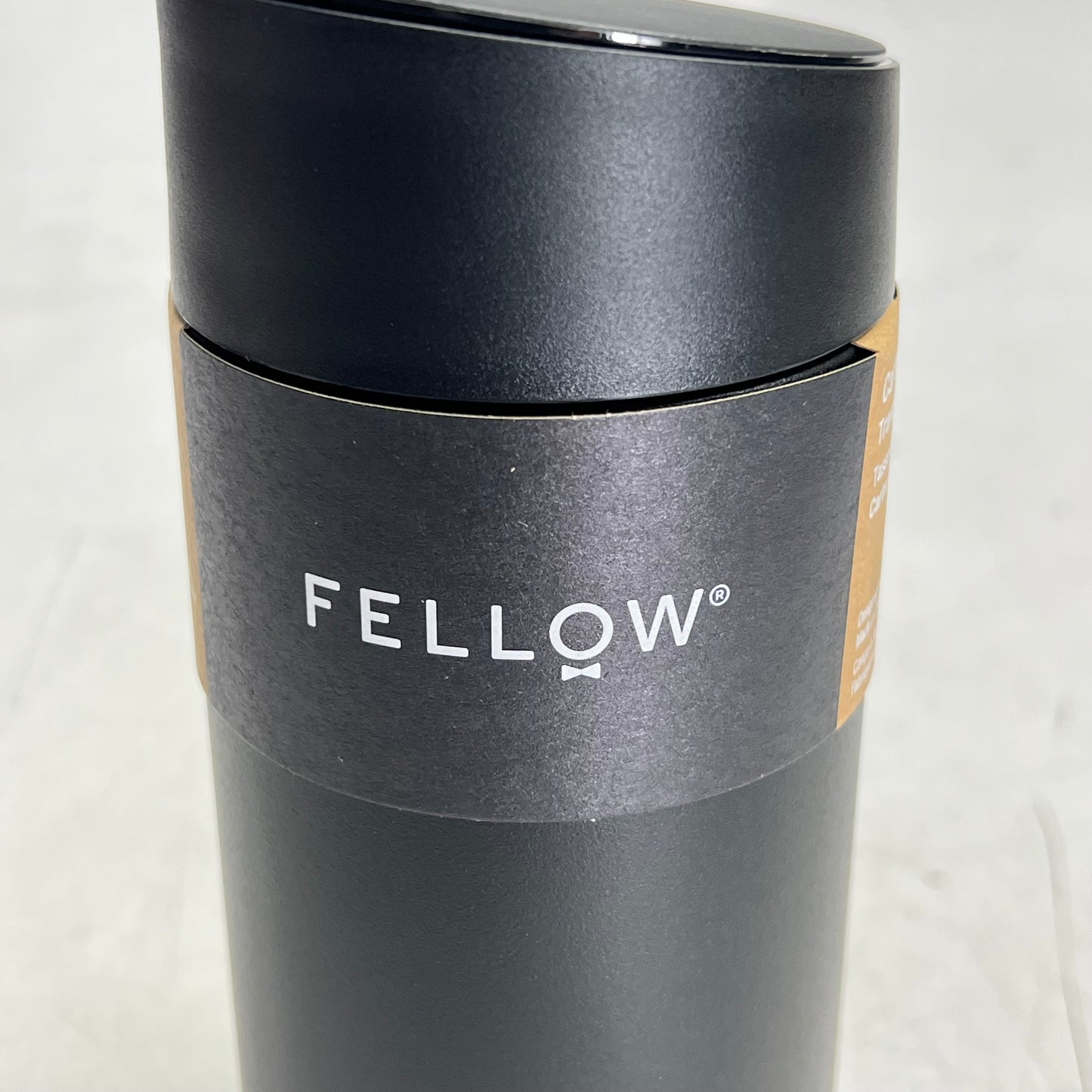 FELLOW Carter Slide Mug 18/8 Stainless Steel Leakproof Seal 16 Oz Matte Black