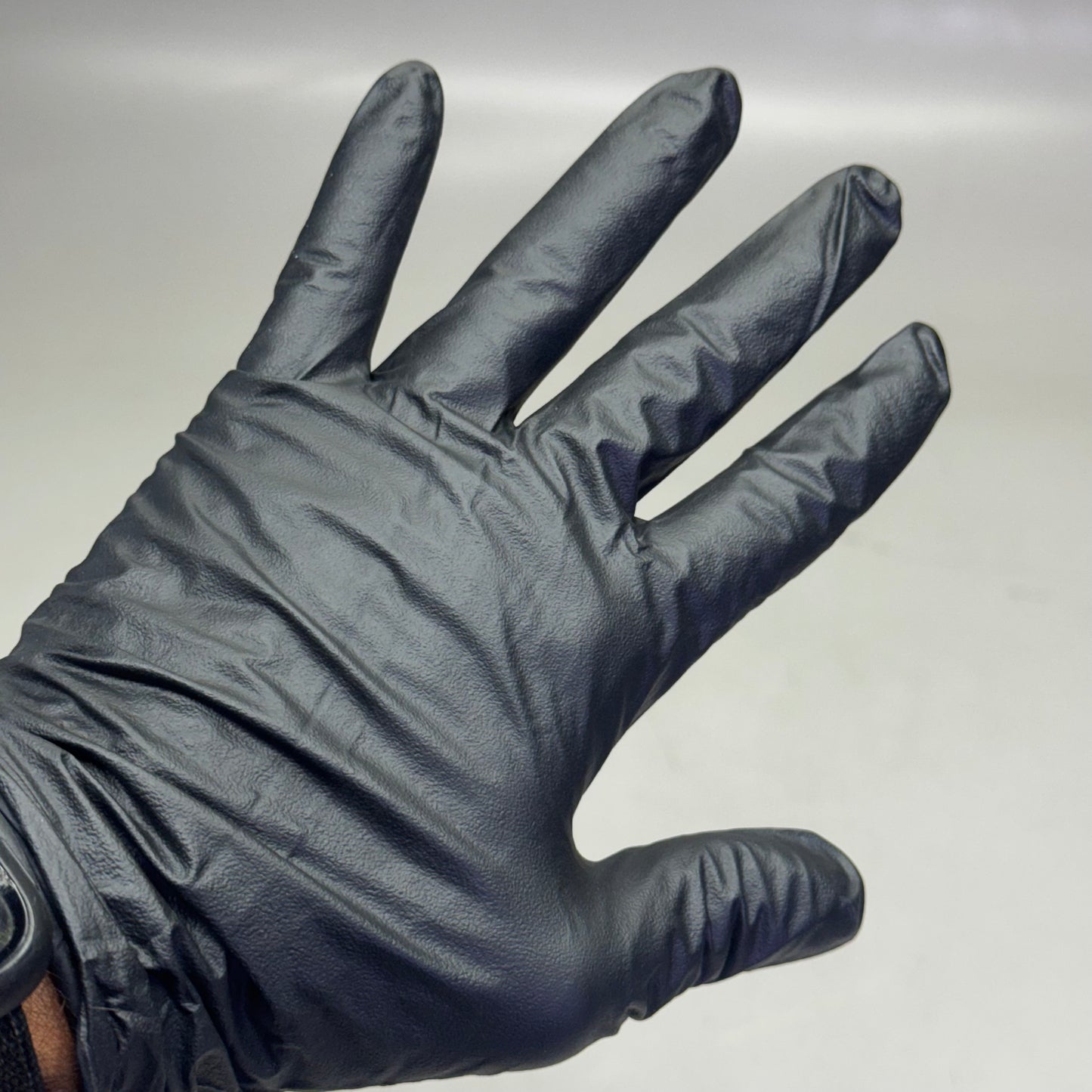 RAVEN (200 Gloves) Powder Free Nitrile Examination Gloves L Black 66518