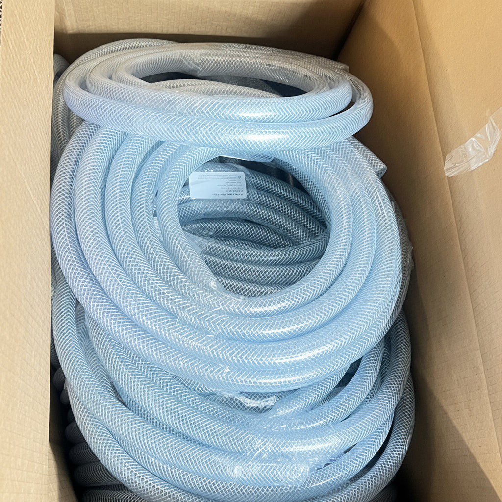 ZA@ KURITEC (LOT OF 28, 10' EACH) Food Grade FDA Hose  280' TOTAL 3/4" ID  Clear K3155-12-10