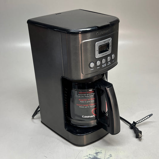 CUISINART Backlit LED Programmable Coffee Maker 14 Cup DCC-3200BK (Used)