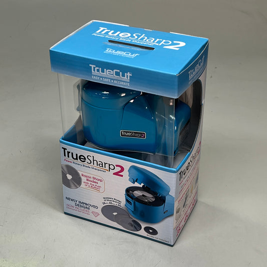 TRUE SHARP 2 High Quality Power Rotary Blade Sharpener Blue TCC-01-21018