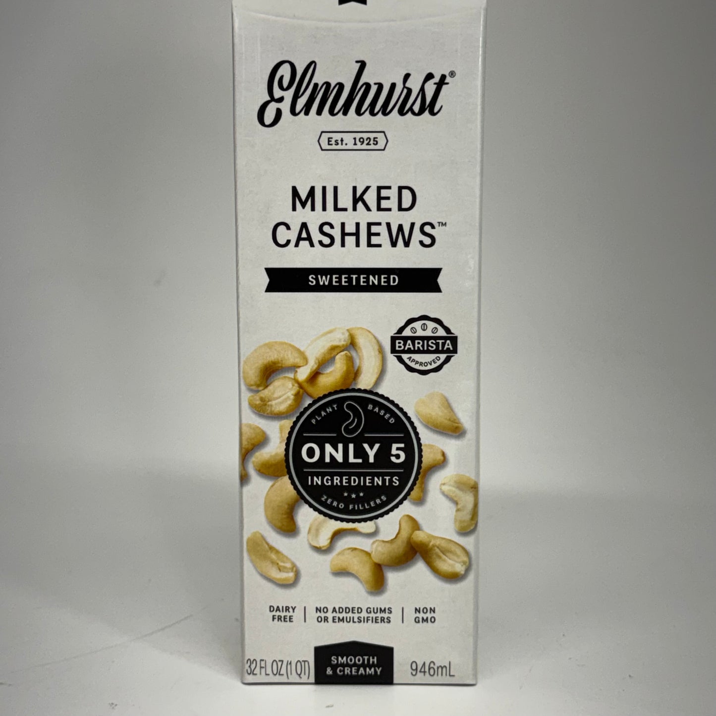 ELMHURST (6 PACK) Milked Cashews 32 fl oz. BB 11/26