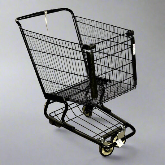 ZA@ BROWNS VALLEY MARKET Grocery Cart ASTM-F2372 Sz 40"H X 34"L X 17"W (AS-IS, Damage)