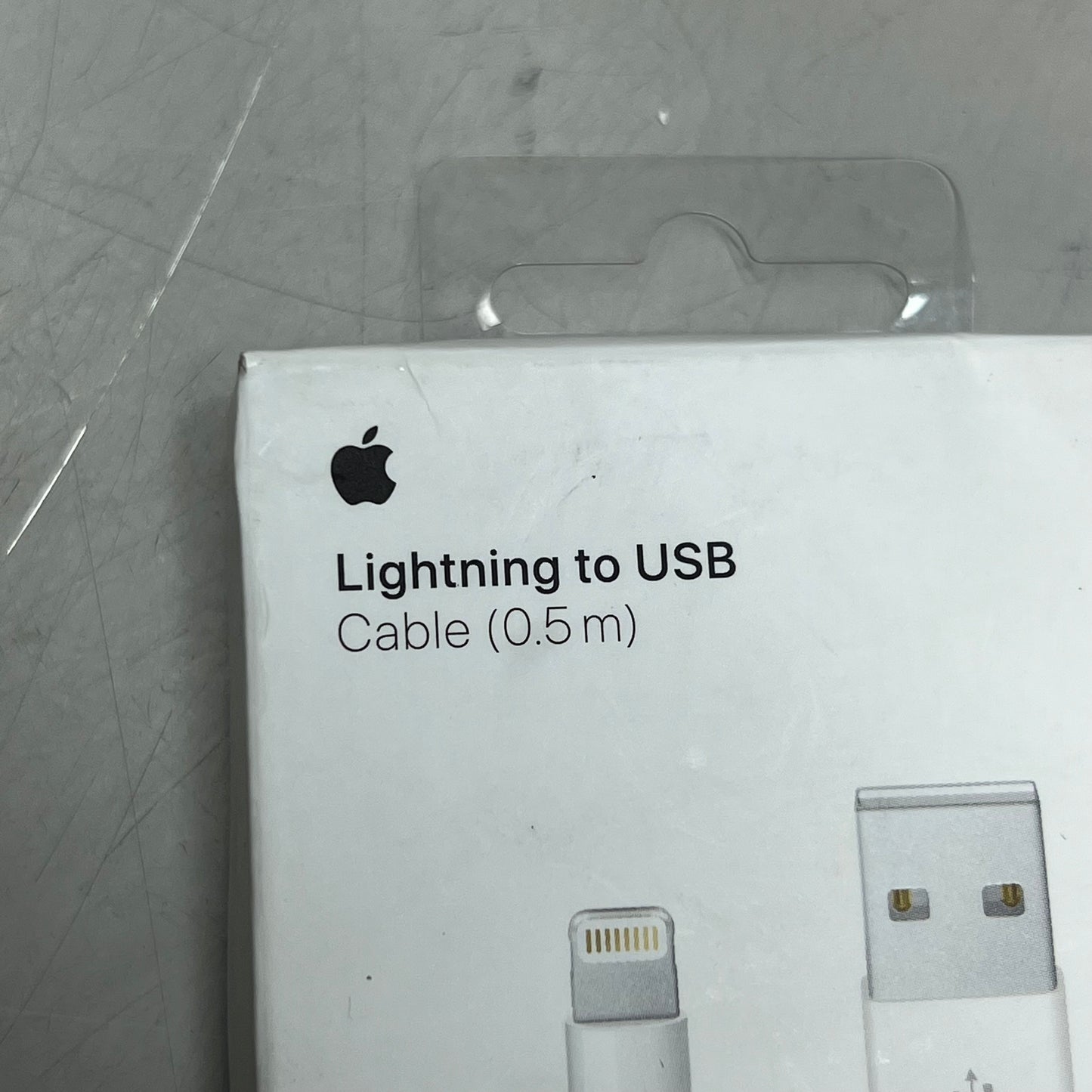 APPLE Fast Charging Lighting To USB Cable (0.5M) White ME291AM/A (Return)