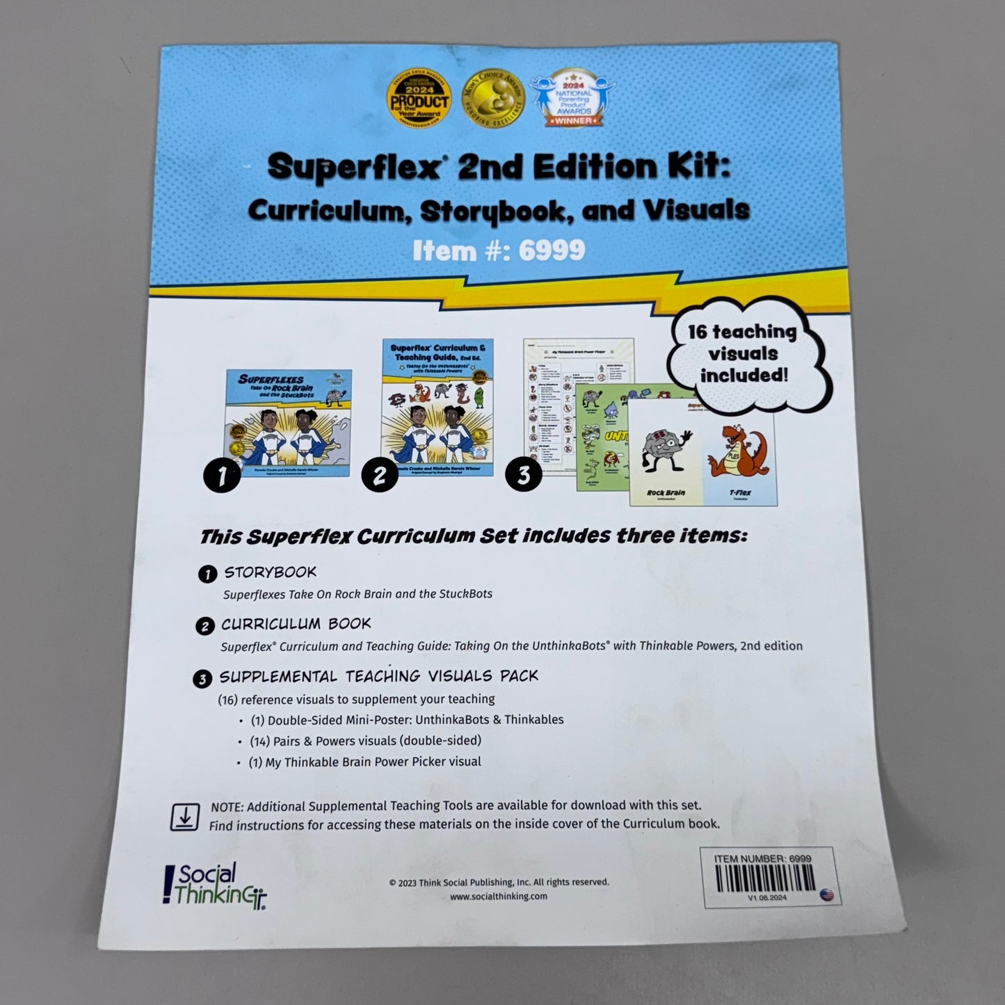 SUPER FLEX SERIES 2nd Edition Kit Curriculum Storybook & Visuals Set of 3 6999