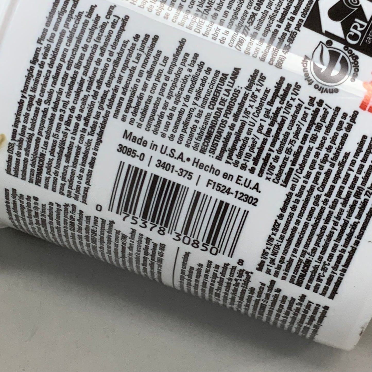 ZA@ ROBERTS Multipurpose Carpet & Felt-Backed Sheet Vinyl Floor Adhesive 3085 B