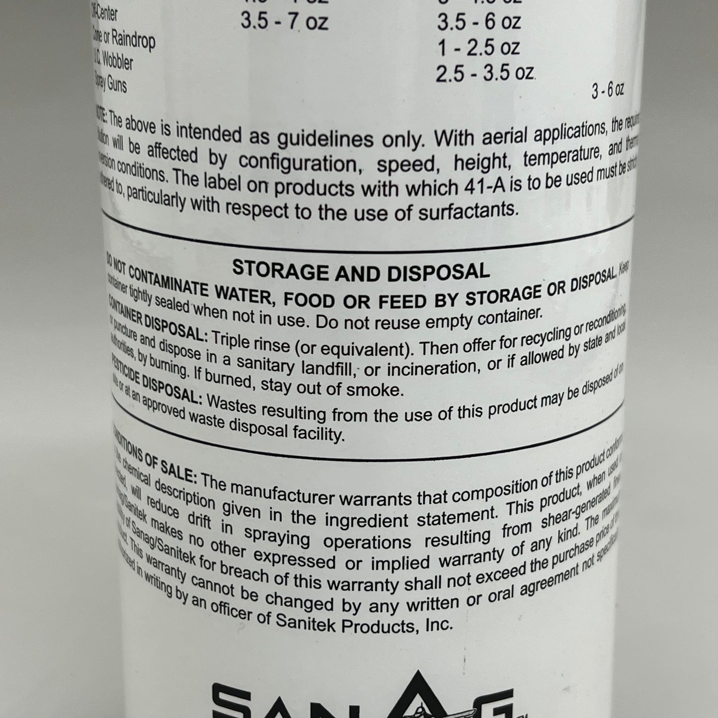 SANAG (2 PACK) 41-A Drift Retardant Dry-Soluble Granule Formula Additive 32oz