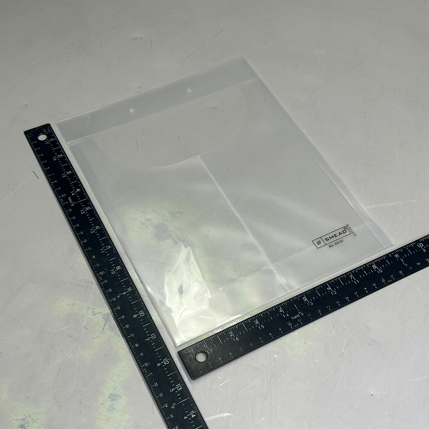 SMEAD (24 PACK) Polypropylene File Retention Jackets Letter/Legal Sz Clear 68191