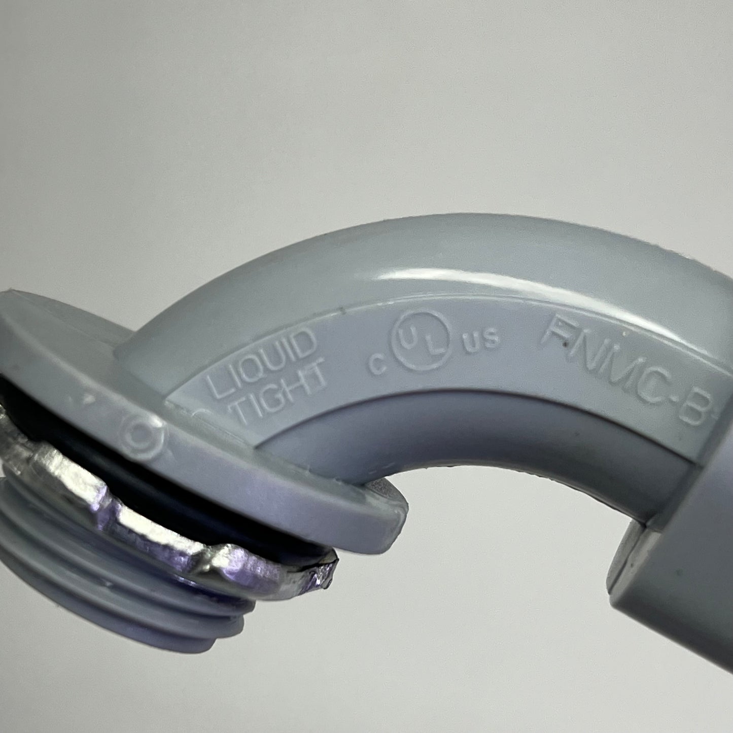 MARS Non-Metallic Whip Kit Liquid Tight Flexible Conduit 1/2" X 8' Grey 84139