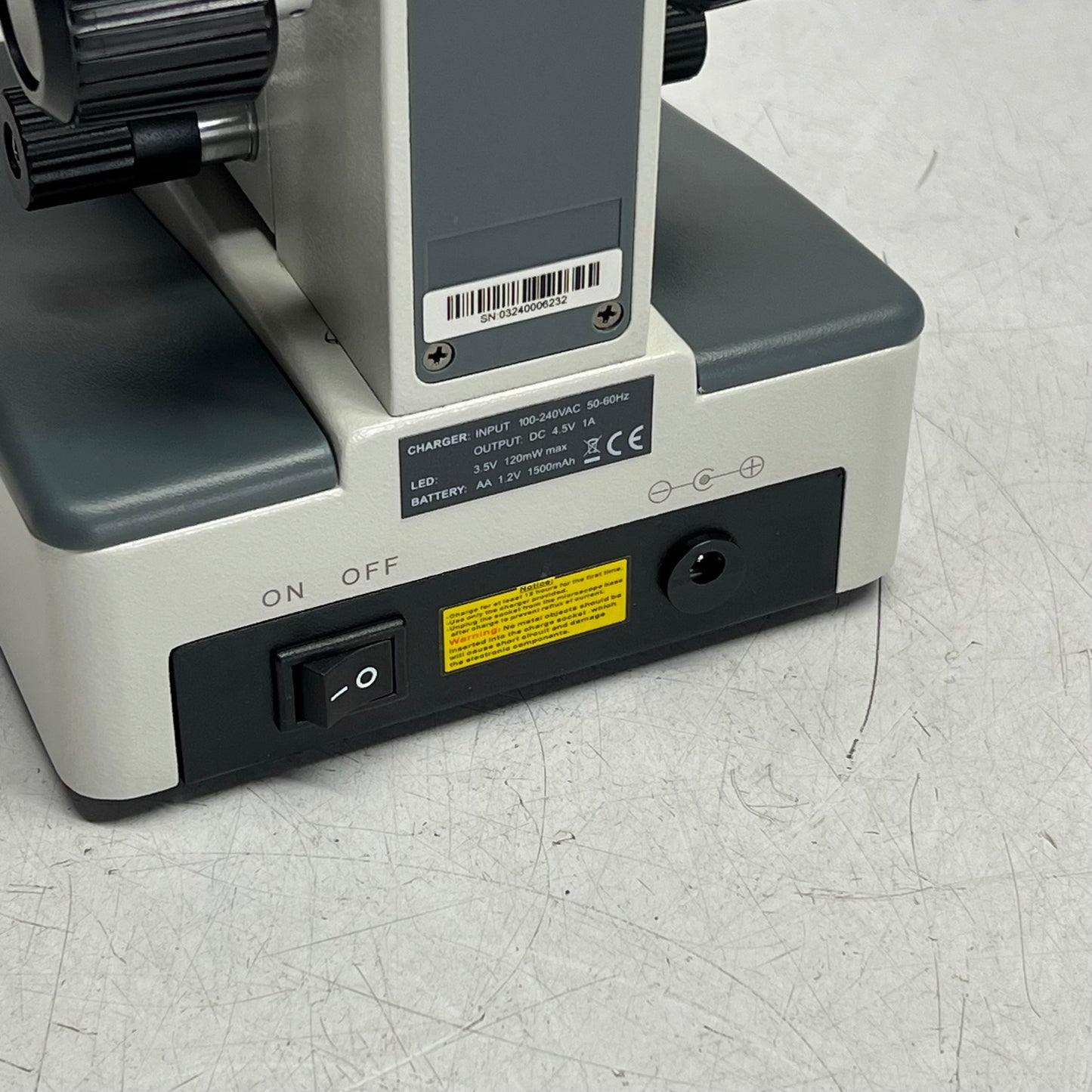 BOREAL National C1028 Monocular Microscope & Sample Tubes White 470135-366