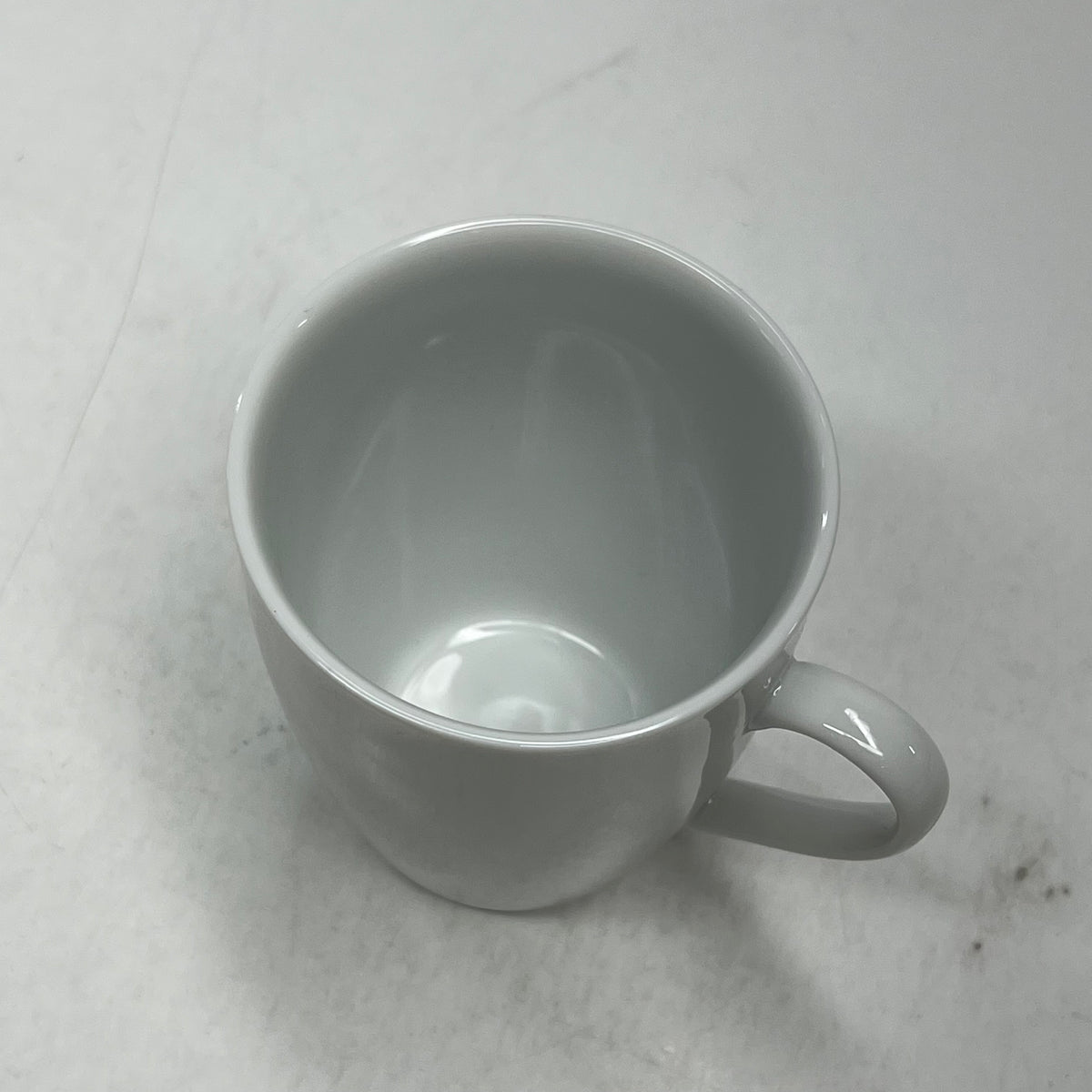10 STRAWBERRY STREET (6 PACK) Java Barrel Mugs Porcelain Construction 10oz White