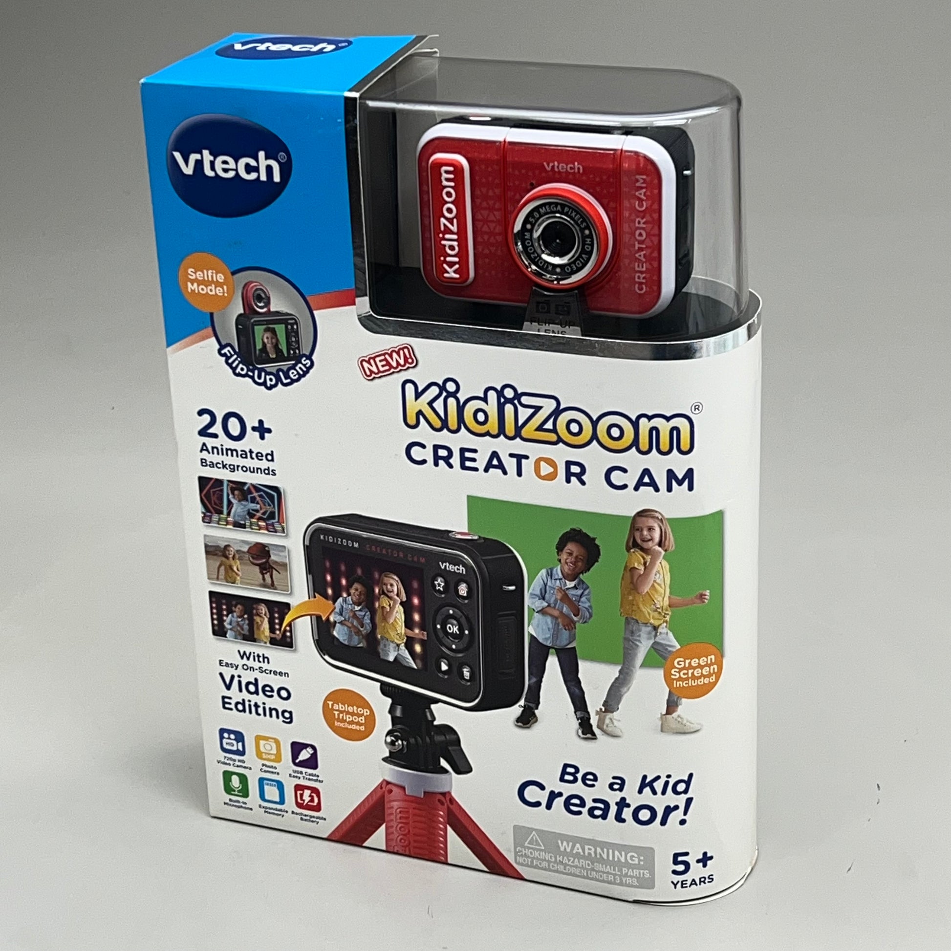 VTECH KidiZoom Creator Cam on Screen Video Editing 20+ Backgrounds 5+Y –  PayWut