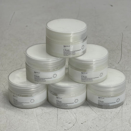 NATURELAB TOKYO (6-PACK) Perfect Clean 2 in 1 Scalp Scrub & Clarifying Shampoo 1 oz per Bottle