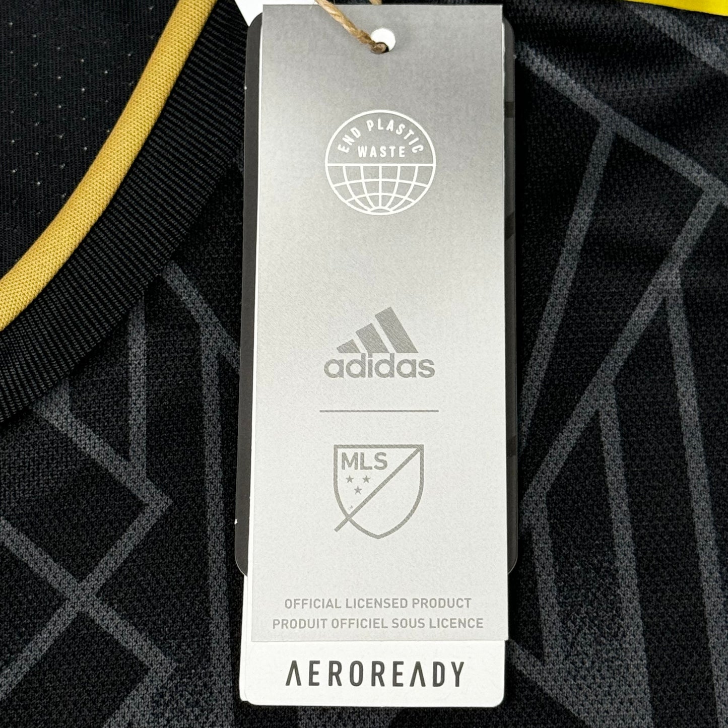 AEROREADY Los Angeles Football Club Jersey Sz-M Black/Gold IP2460 250