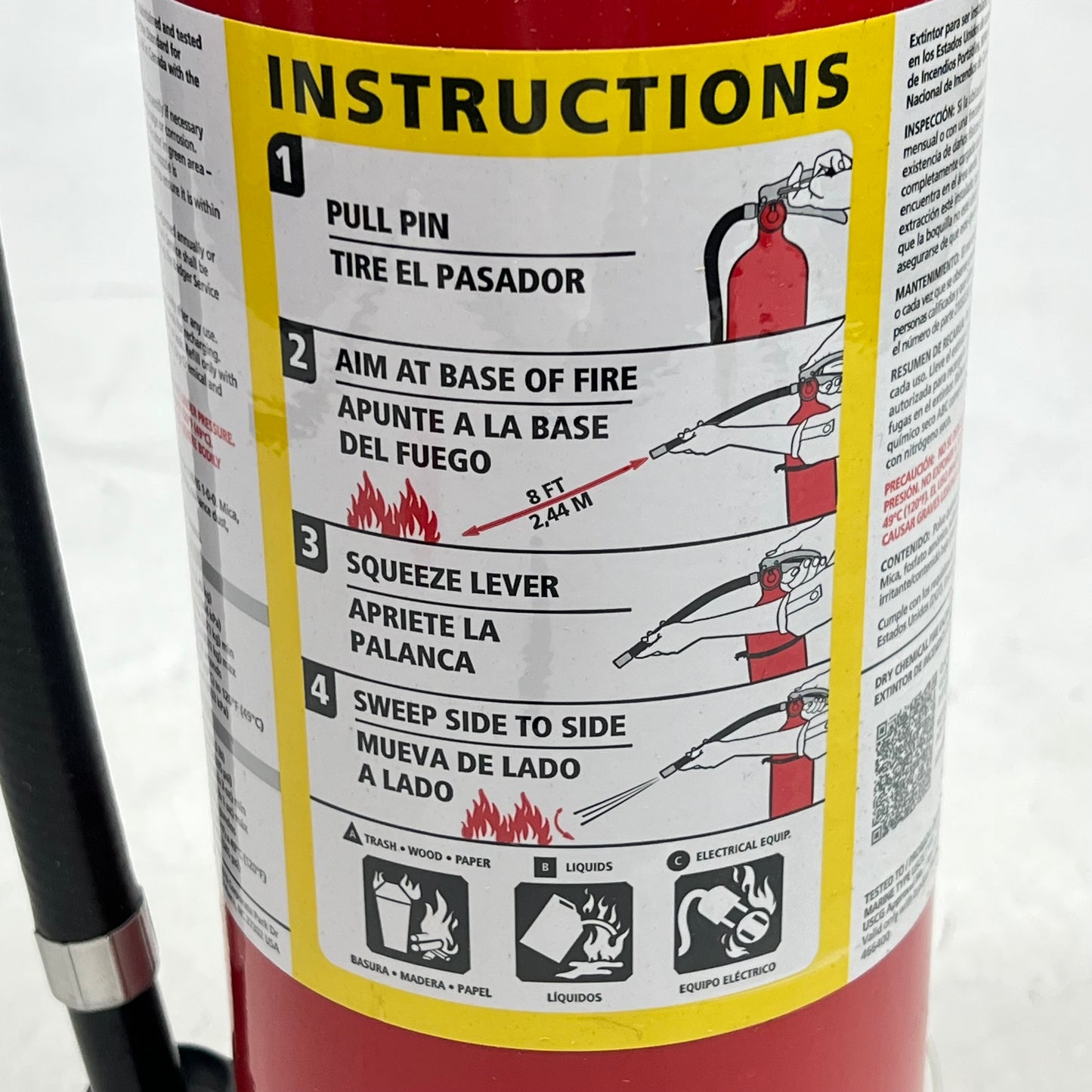 BADGER FIRE PROTECTION Dry Chemical Portable Advance Fire Extinguisher  21007866