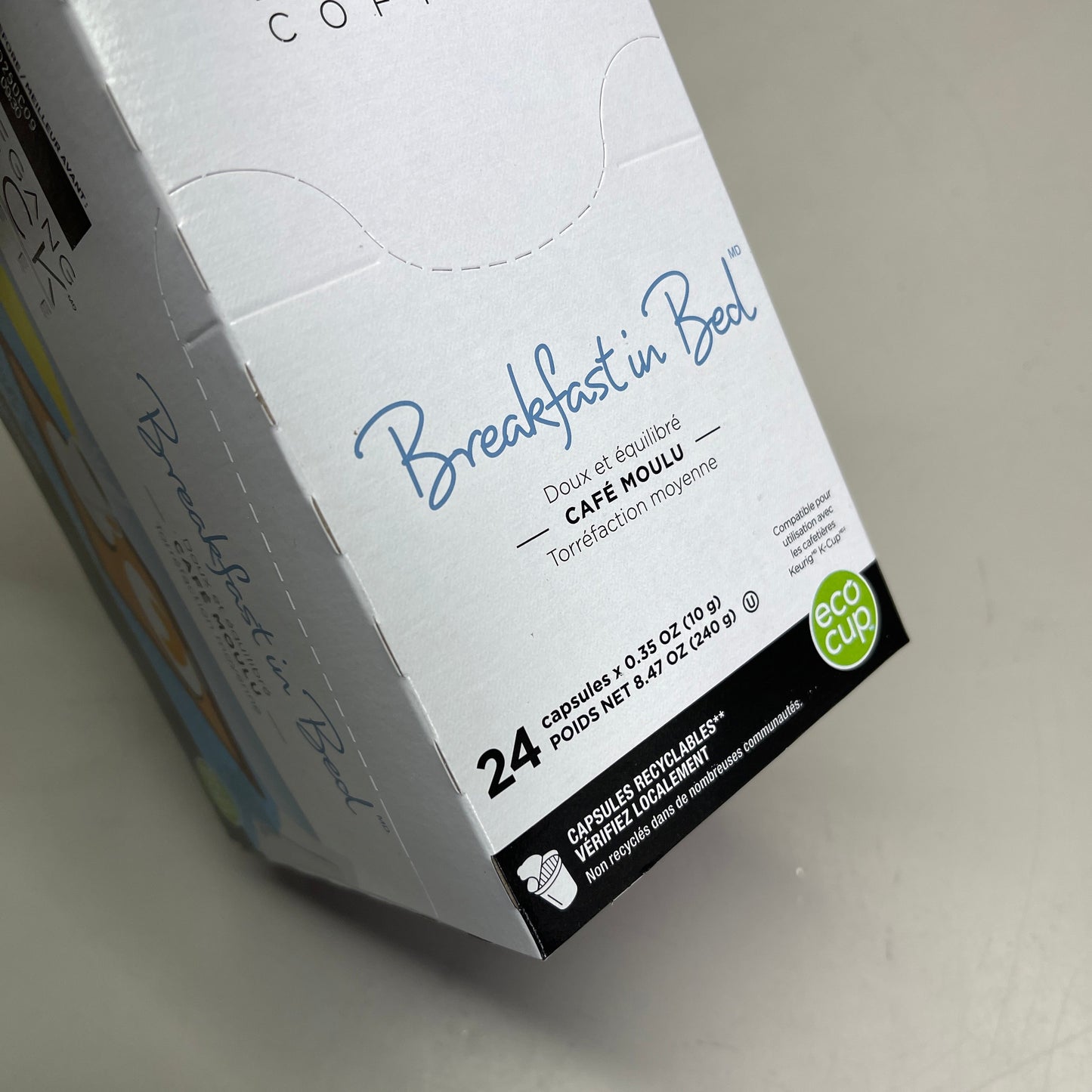 ZA@ WOLFGANG PUCK (24 PACK) Breakfast in Bed Coffee Single Serve Cups BB 10/25 A