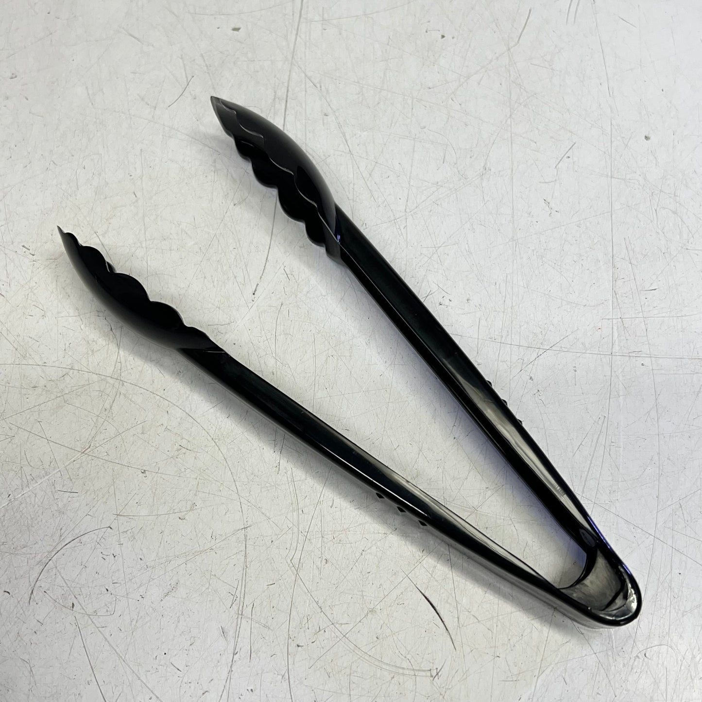 ZA@ FINELINE  (96 PACK) Heavy Duty Tongs  9" Black EMI-209/96.BK