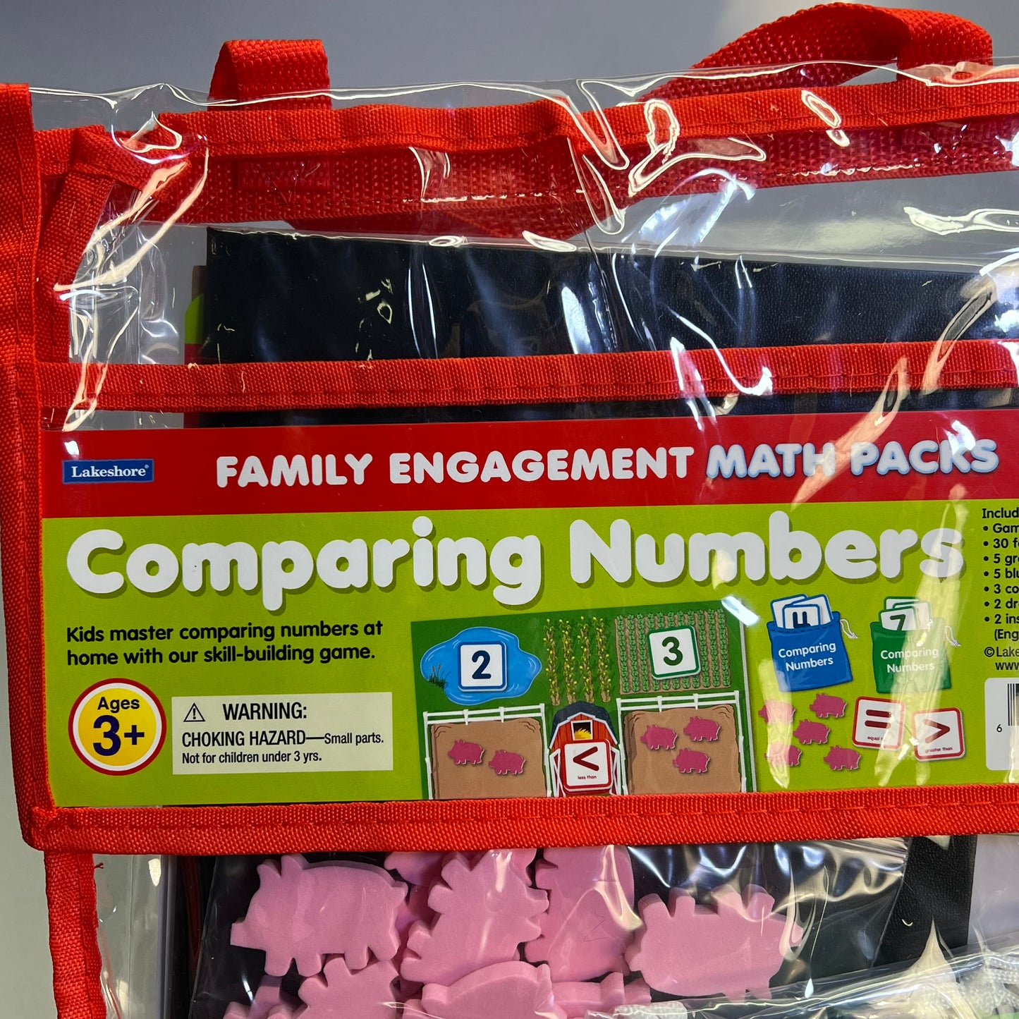 LAKESHORE Hands On Comparing Numbers Family Engagement Pack Ages 3-5 yrs GG654