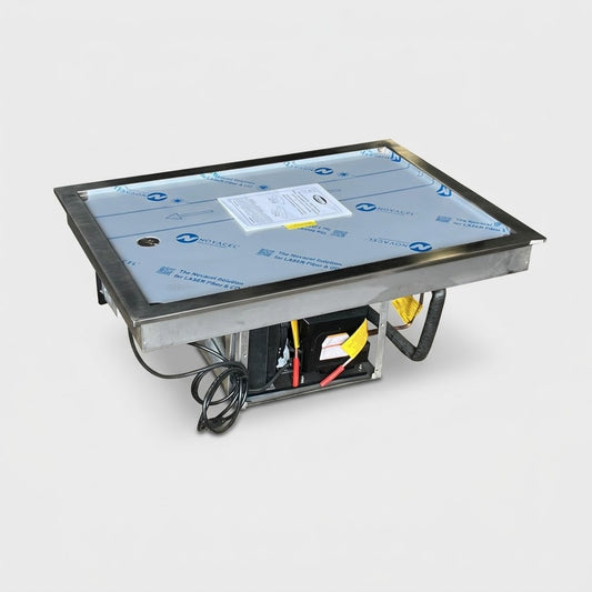 HATCO Refrigerated Cold Display Plate, Drop-in Design Sz 39"L x 29"W x 16"H - FTBP-2 (Bent Frame)