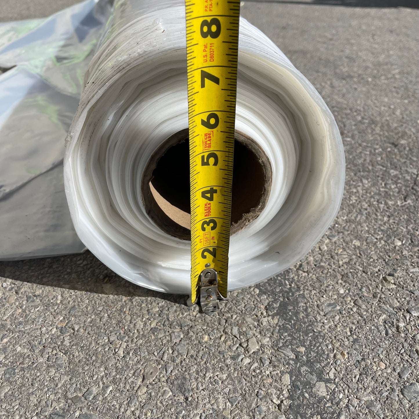ZA@ Roll of Plastic Cover Bags 58” Width Clear (AS-IS)