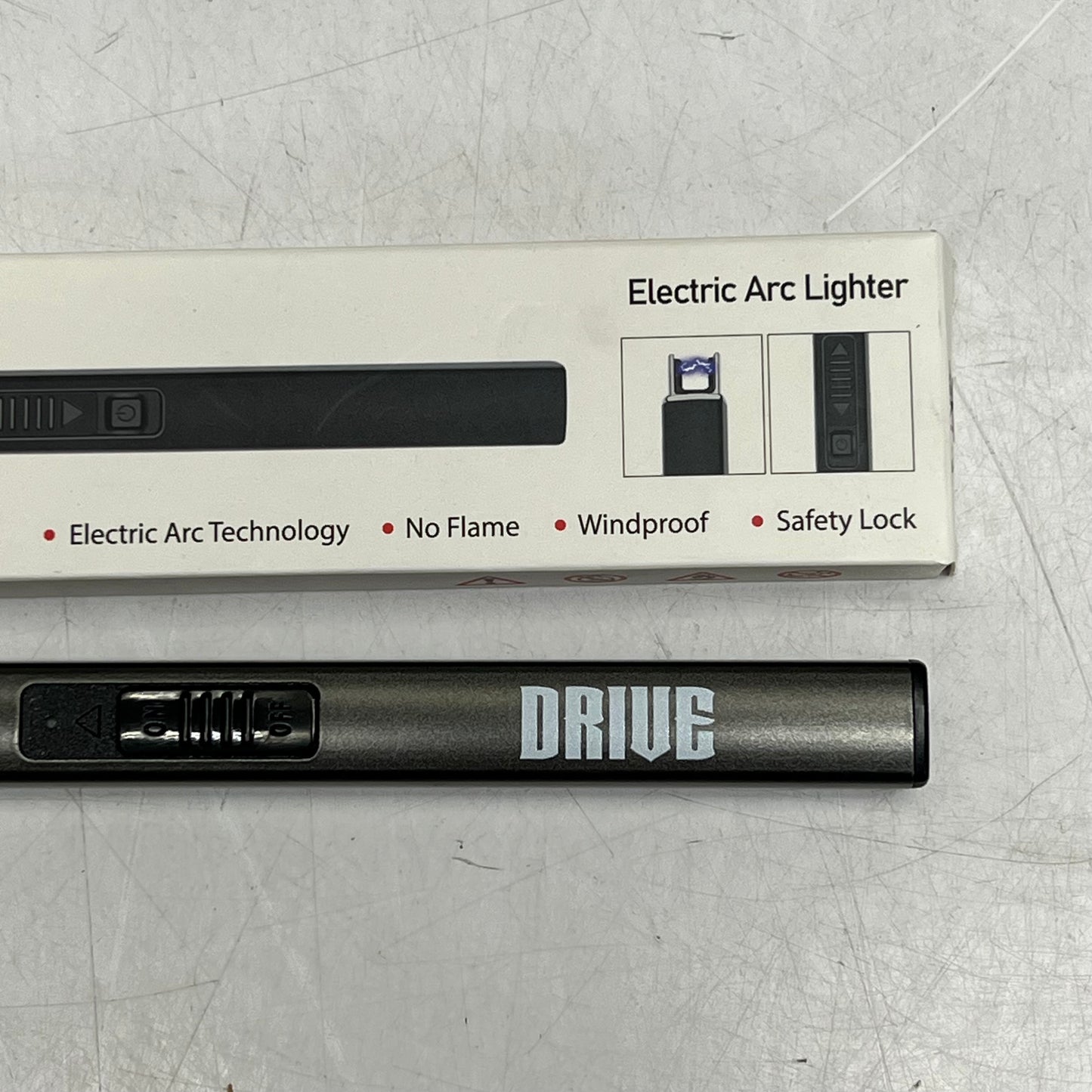 DRIVE Electronic Arc Lighter 220 mAh 5V 3A - 7.5" Length Dark Grey 601
